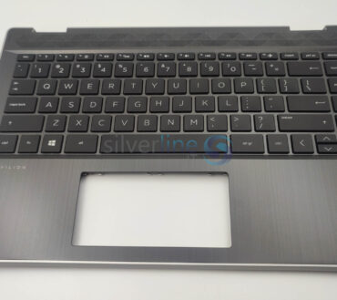 HP Pavilion X360 14-DH Palmrest with Keyboard Silver Edge L53794-001